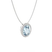 Collana Baroni Gioielli Donna in Oro Acquamarina 0.65 Ct 5512/C1 - 5512/C1